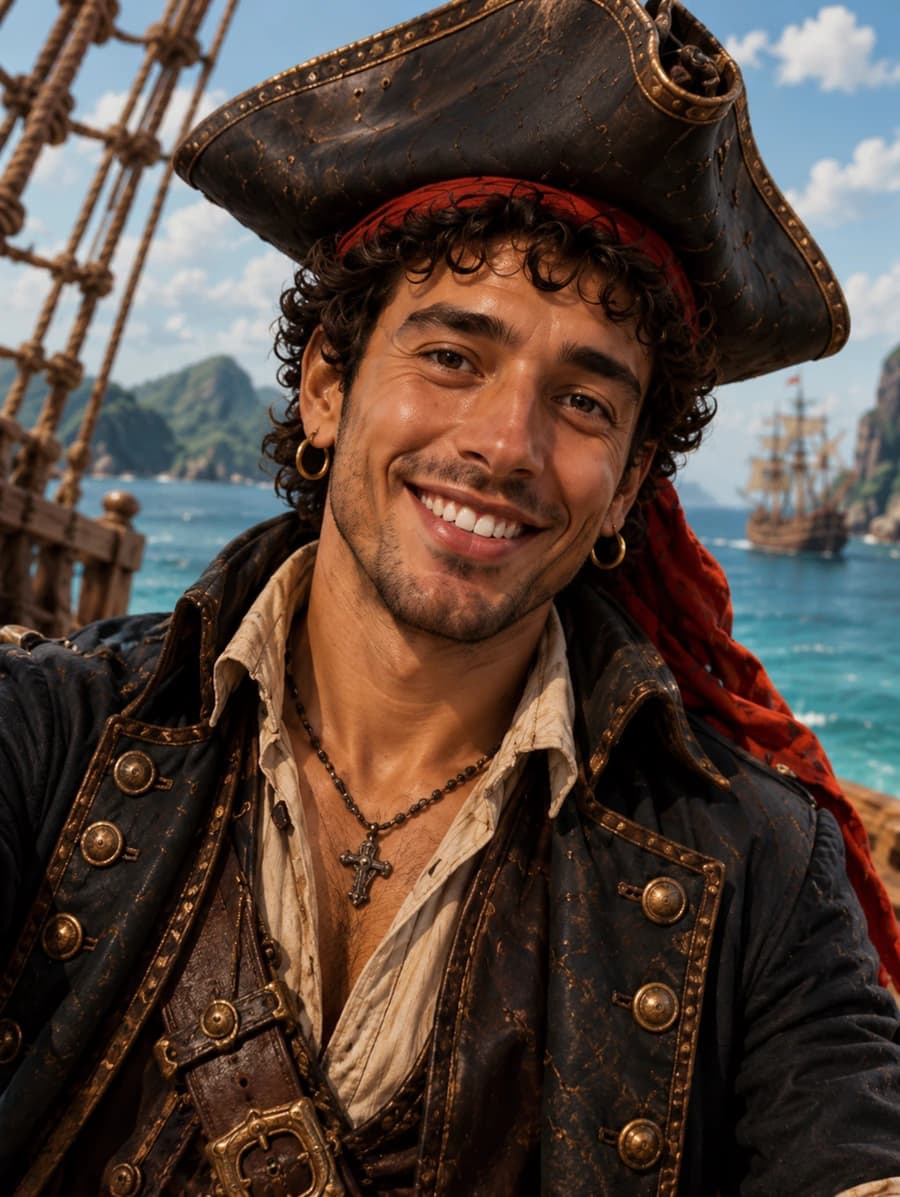 Transformation IA en pirate