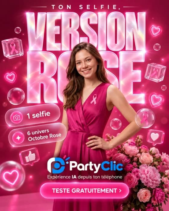 Visuel Ton selfie, version rose